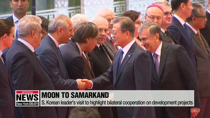 President Moon to visit Samarkand, highlights bilateral cooperation on development project