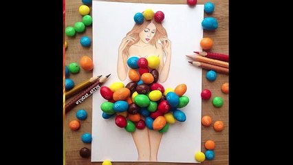 Fashion illustrator creates