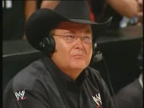 Michael Cole and Tazz confront Jim Ross and Jerry Lawler