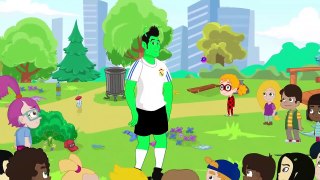 The Soccer song en español con PACMAN - Groovy el marciano Dibujos de fútbol para niños