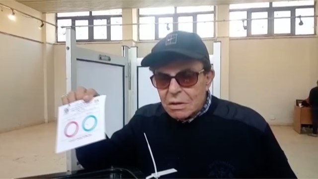 سمير صبري وتوفيق رشوان يشاركان في الاستفتاء على التعديلات الدستورية