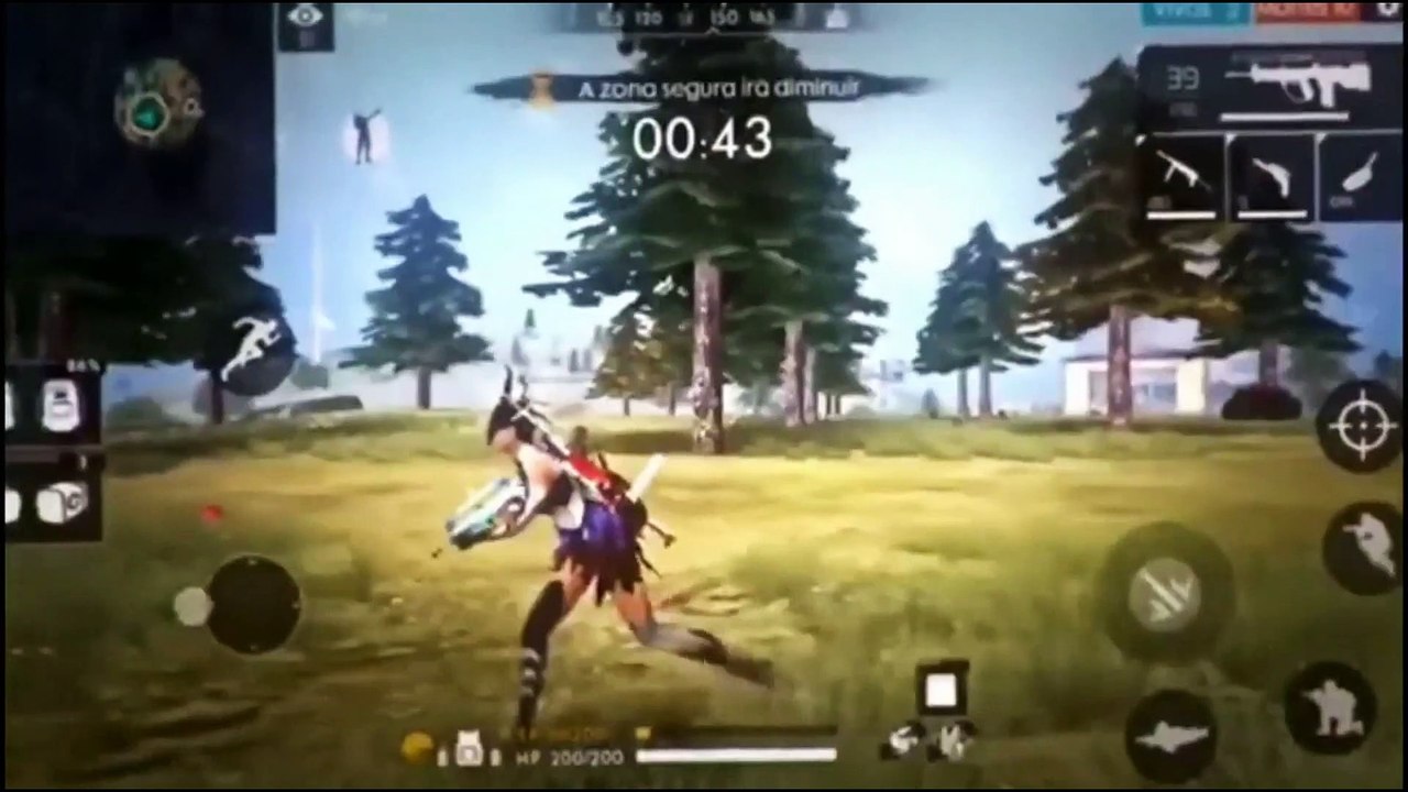 تجربه اولى للعبه فري فاير !!!