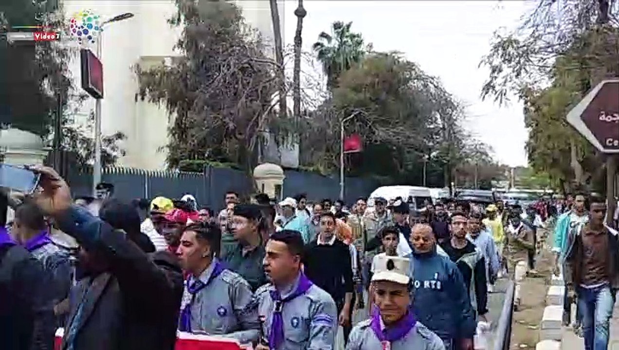 مسيرات متفرقة للناخبين دعما للتعديلات الدستورية