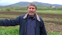 Siirt’te aşırı yağışlar nedeniyle tarlada oluşan obruk çiftçileri korkuttu