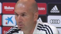 Zidane en rueda de prensa antes del partido ante el Athletic