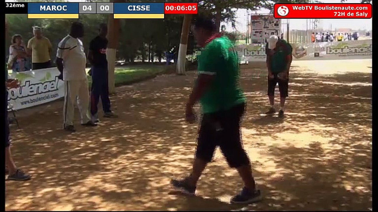 Les 72h de pétanque de Saly (Sénégal) : 32ème MAROC vs MALI