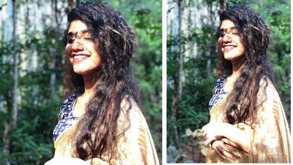 Priya Prakash Varrier shares elegant pics in saree on her Instagram: Check Out Here | FilmiBeat