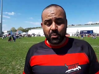 Ali Bakhalek (Saint-Vallier) après victoire sur Varenne
