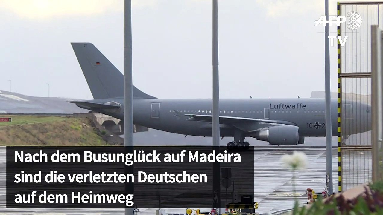 Verletzte deutsche Urlauber aus Madeira abgeflogen