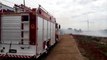 Bombeiros são acionados para combate a incêndio ambiental