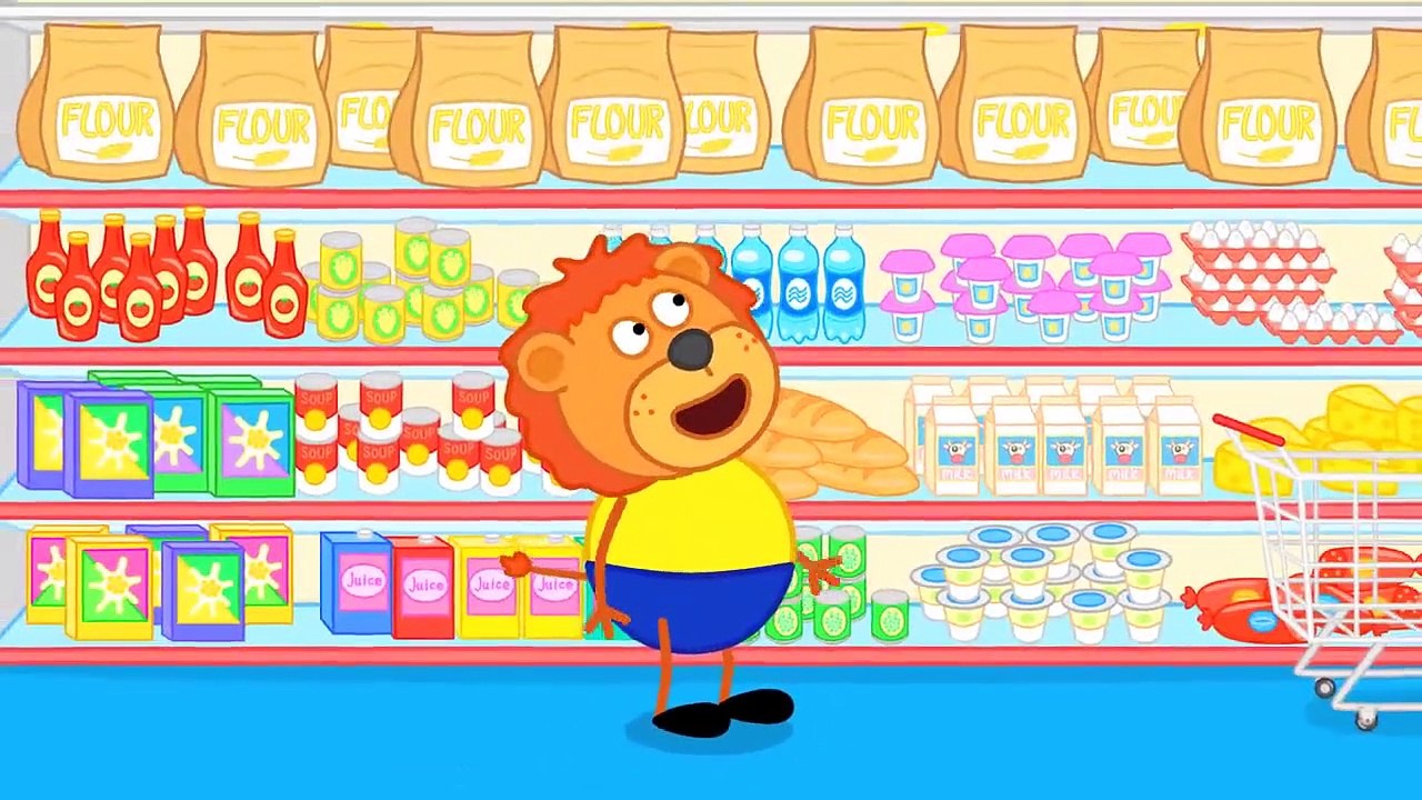 Lion de la Famille des Nouvelles de Rupture de dessin animé pour les Enfants