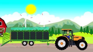 Corn harvest | Tractor and Combine for Kids | the corn Harvest | Tractor and combine Harvester Tale For Children