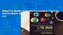 About For Books  Culturally Responsive Teaching and the Brain: Promoting Authentic Engagement and