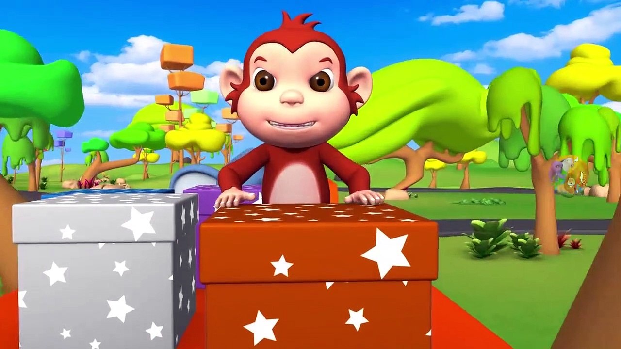 Singe de Conduite de Train Jouet en Bois pour le Transport de Boîtes de Couleur Avec des Animaux Pour Apprendre les Couleurs pour les Enfants | Peony Noakes