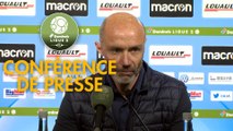 Conférence de presse AJ Auxerre - FC Sochaux-Montbéliard (1-0) : Pablo  CORREA (AJA) - Omar DAF (FCSM) - 2018/2019