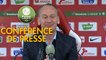 Conférence de presse Stade Brestois 29 - US Orléans (3-1) : Jean-Marc FURLAN (BREST) - Didier OLLE-NICOLLE (USO) - 2018/2019