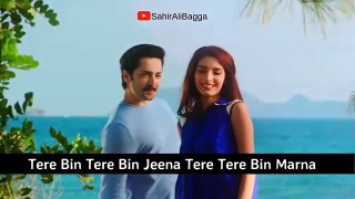 Tere Bin ( Full Lyrics Video )  -_ Sahir Ali Bagga  -_ Wajood