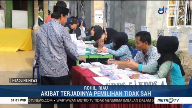 Bawaslu Rokan Hilir Rekomendasikan Pemungutan Suara Ulang di 3 TPS