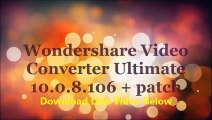 Wondershare Video Converter Ultimate 10.5.1 Serial Key