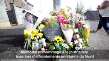 Irlande du Nord: hommage à la journaliste tuée à Londonderry