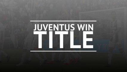 Juventus win 8th Scudetto in a row