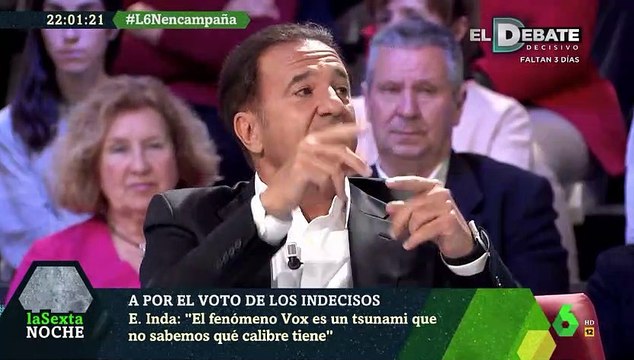 Eduardo Inda: En Andalucía Vox le quitó escaños a la izquierda