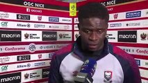 Réaction de Brice Samba après OGC Nice / SMCaen