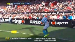 EA Guingamp- Marseille (OM)  Résumé et buts 1-3
