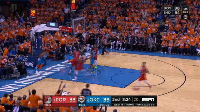 Morris with sublime alley-oop