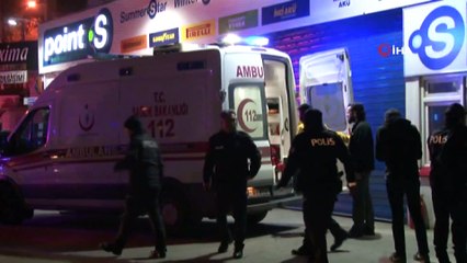 Benzin istasyonunda pompalı tüfekle saldırı