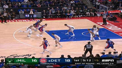 Milwaukee Bucks at Detroit Pistons Recap Raw