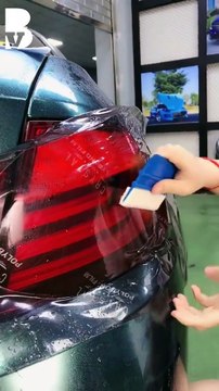 Cover car scratches with stickers