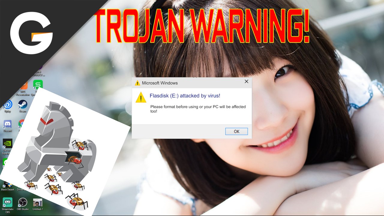 How To Kill Virus on Flashdisk || SKETCH #16