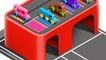 Learn Colors with Street Vehicles Toys Parking - Colors Videos Collection for Children
