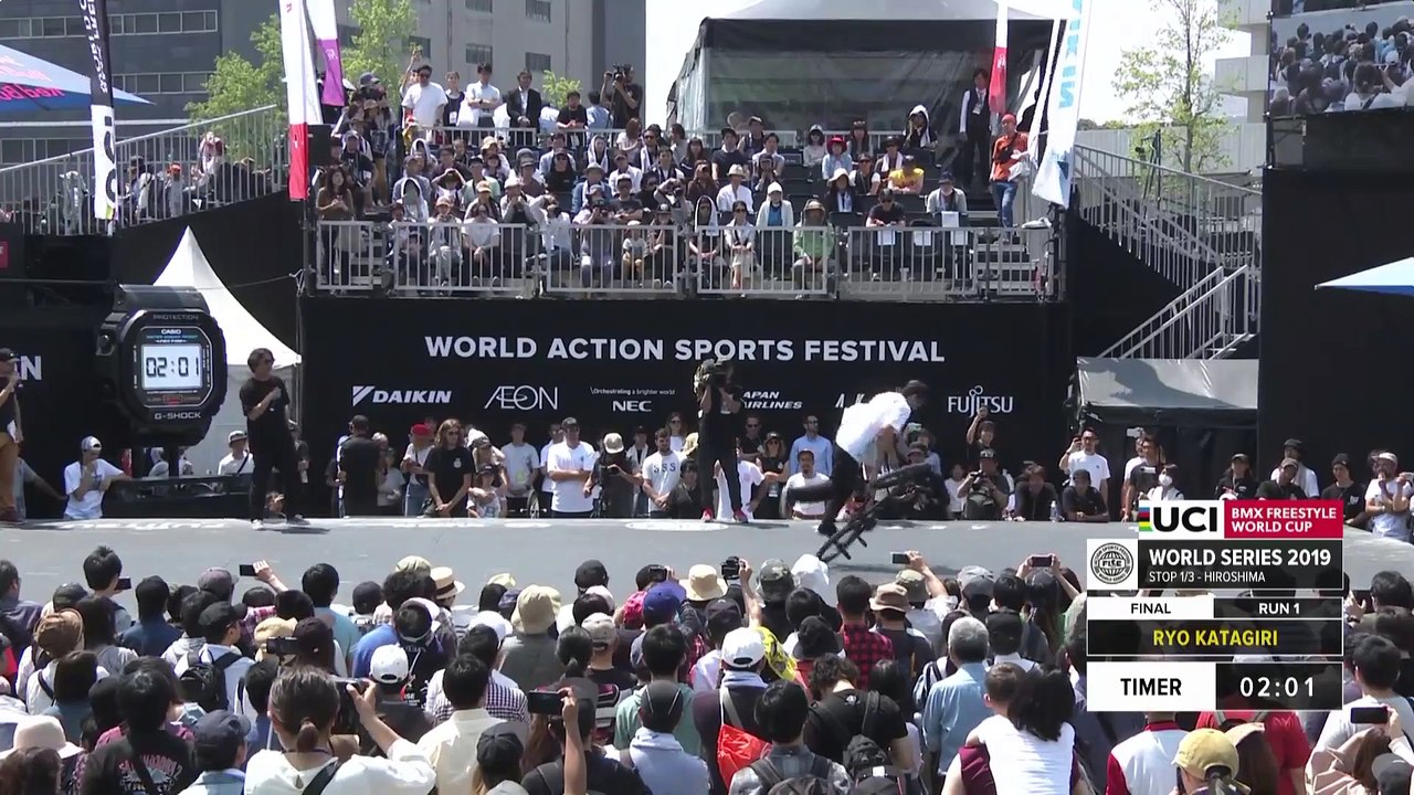 Ryo Katagiri | 1st place - UCI BMX Flatland World Cup | FISE Hiroshima 2019