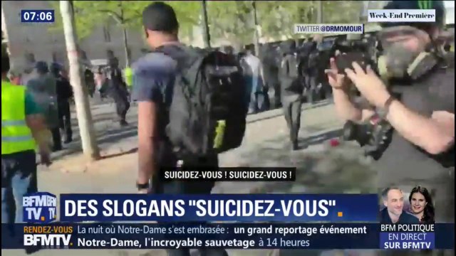 Suicidez-vous : les slogans des gilets jaunes indignent les représentants de la police