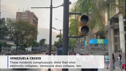 Besides electricity, what else does Venezuela lose in a blackout?