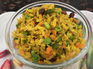 Vegetable Poha Recipe - Mixed Vegetable Poha Recipe