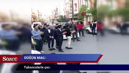 Download Video: Düğün bahanesiyle havaya ateş açan magandalar kamerada