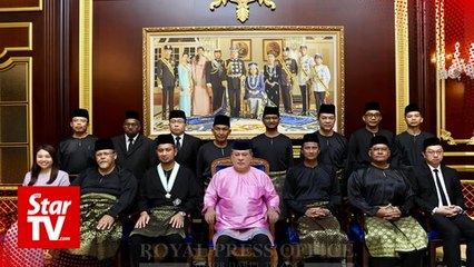 Three new Johor exco members sworn in