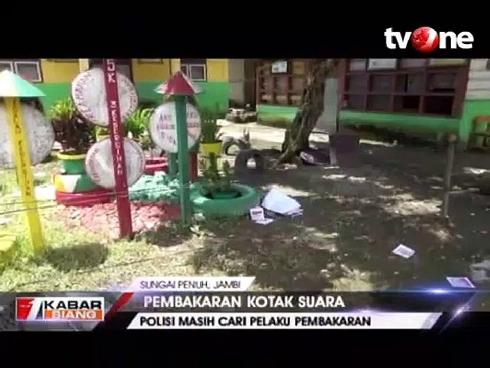 Polisi Masih Buru Pelaku Pembakaran Kotak Suara