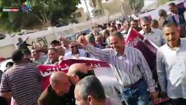 مسيرة حاشدة بالصف لحث المواطنين على المشاركة فى الاستفتاء