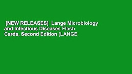 [NEW RELEASES]  Lange Microbiology and Infectious Diseases Flash Cards, Second Edition (LANGE