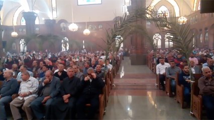 احتفالات أحد السعف في كنيسة مارجرجس بالفيوم