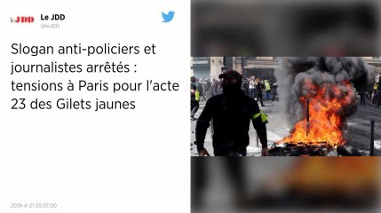 Gilets jaunes. Mobilisation en légère baisse mais sous tension : revivez le 23e samedi de manifestations
