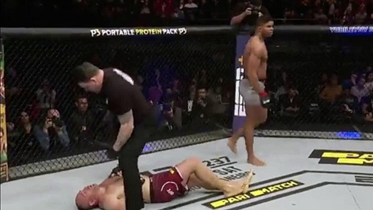 UFC Fighters reacts to Alistair Overeem defeating Aleksei Pleinik via TKO at UFC St. Petersburg.