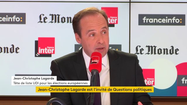 Jean-Christophe Lagarde, tête de liste UDI pour les élections européennes : Il faut que maintenant, vraiment, on construise l'Europe