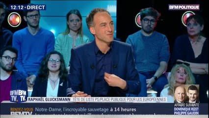 Raphaël Glucksmann: "À gauche, il y a une mentalité de videur de boîte de nuit"