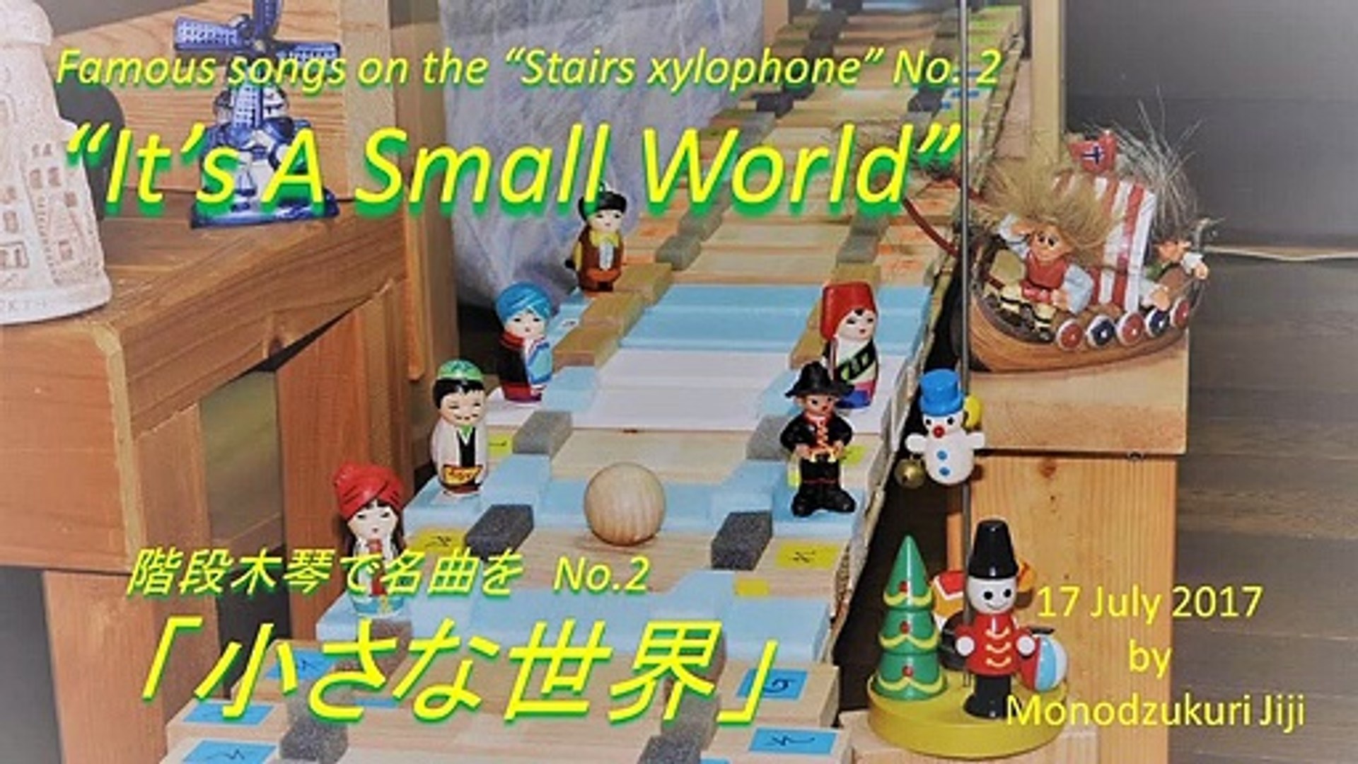 It S A Small World On The Self Playing Xylophone 動画 Dailymotion