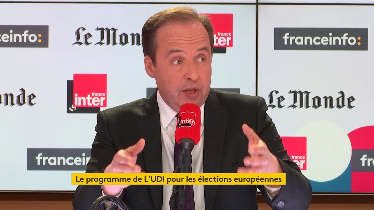 Jean-Christophe Lagarde, tête de liste UDI pour les élections européennes : "On dit que l'Europe a échoué dans l'affaire des migrants [mais] personne ne lui en a donné la responsabilité"